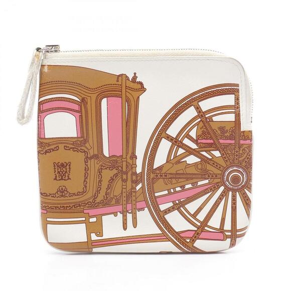 HERMES Brown Leather Pouch - Picture 1 of 11